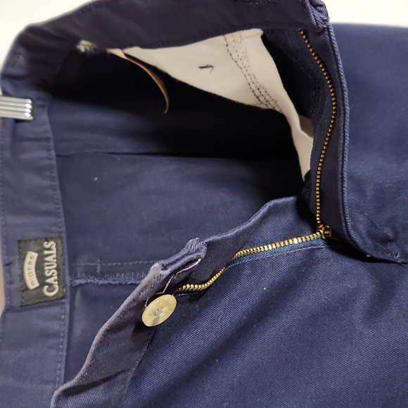 Riders Casual Navy Blue Womens Slacks - Picture 5 of 7